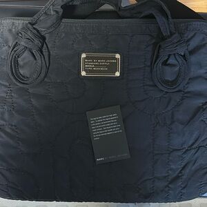 Marc By Marc Jacobs Quilted Black Laptop Bag